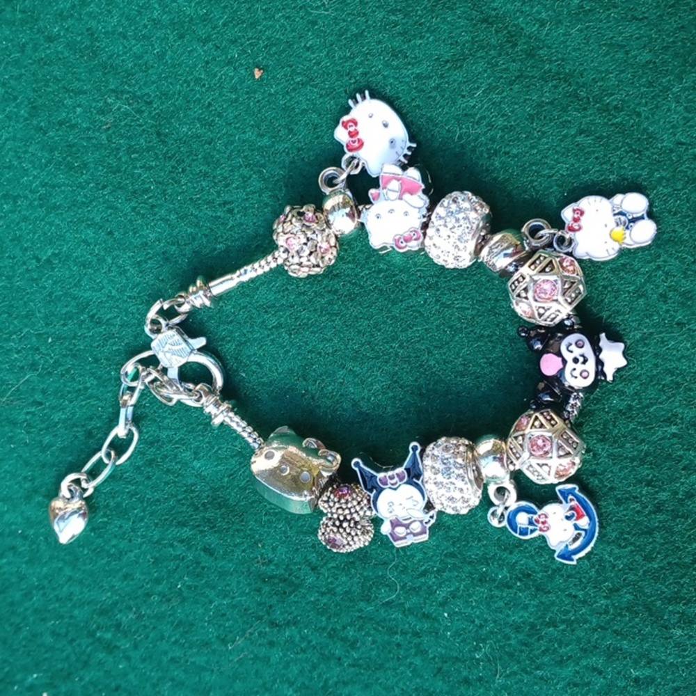 Sanrio Hello Kitty and Kuromi Bracelet